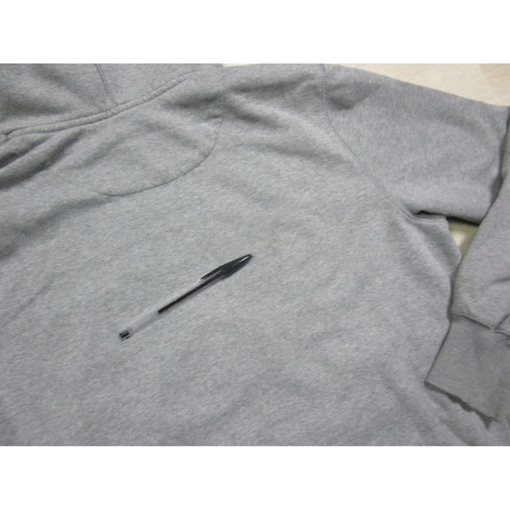 Vintage Ohio State Buckeyes Nike‎ Center Swoosh Hoodie Men's (L) Gray Sweatshirt